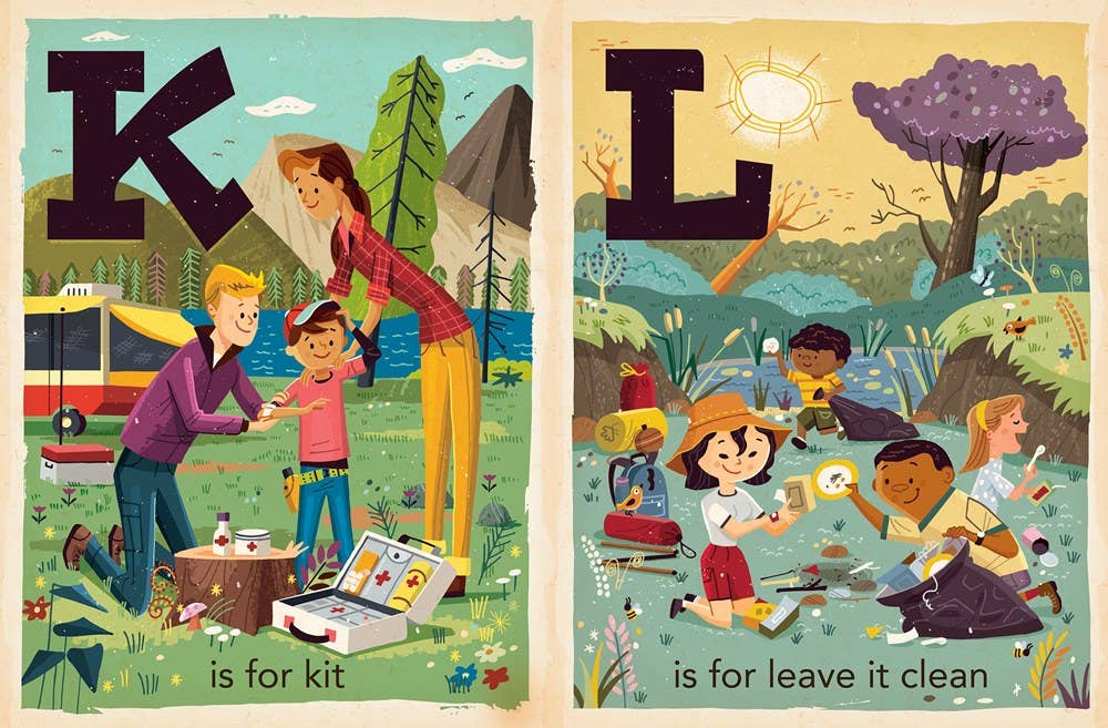 "C is for Camping: A Camping Alphabet" Board Book