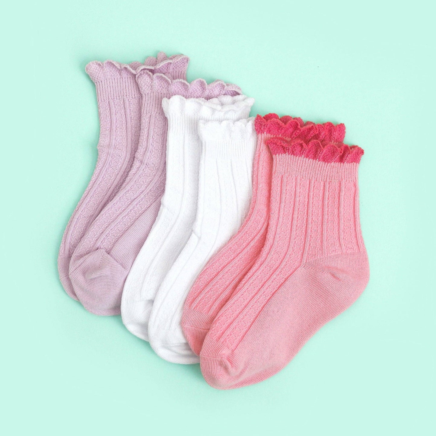Blossom Frill Midi Socks