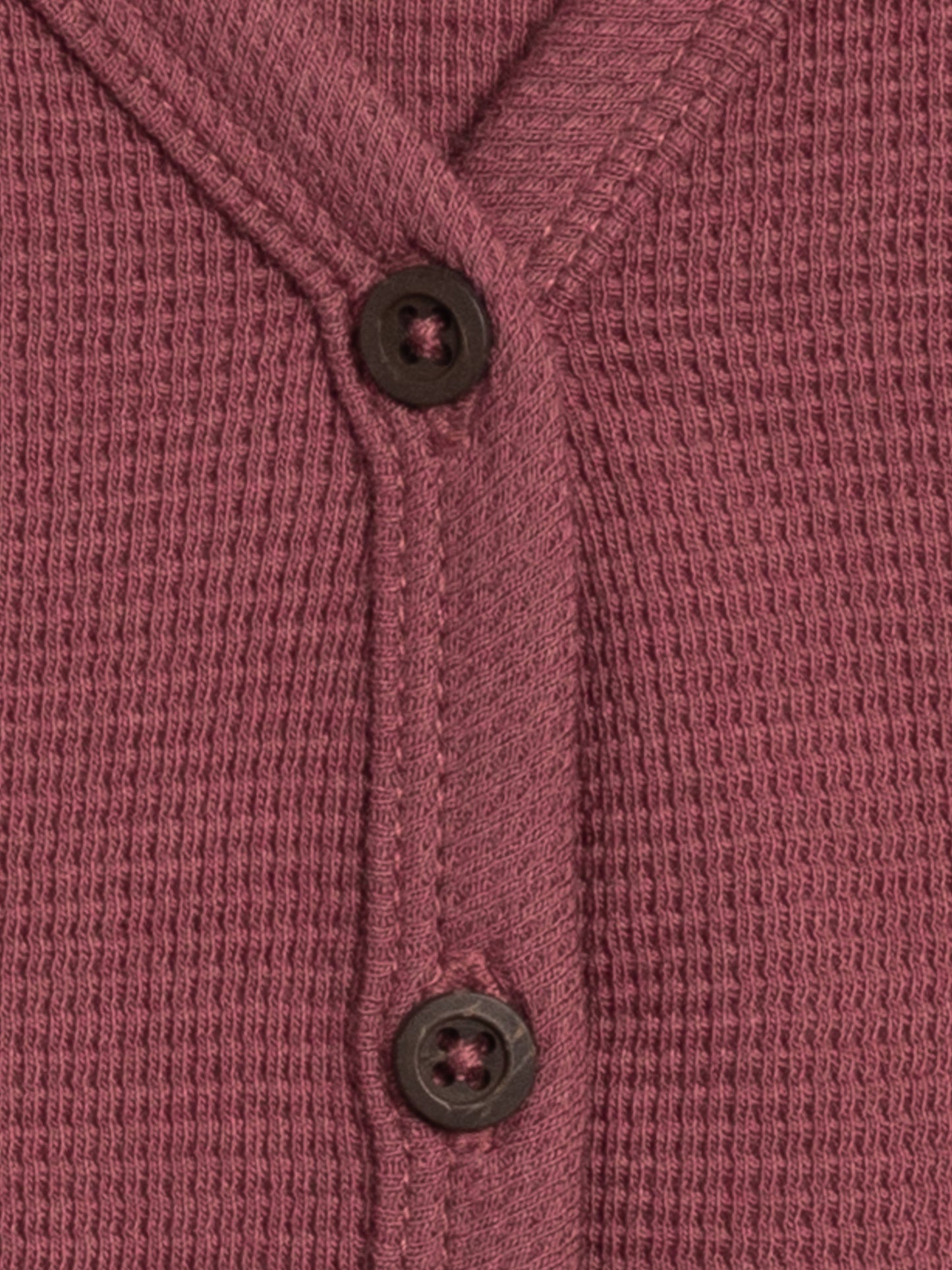 Wells Waffle Knit Cardigan (Mulberry)