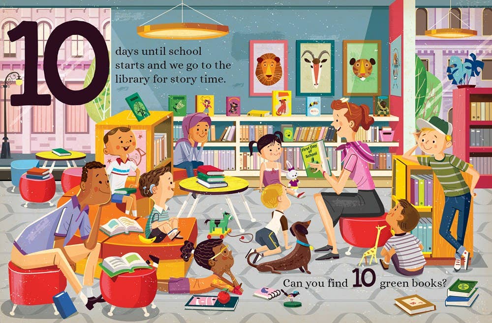 "Countdown to School" Board Book
