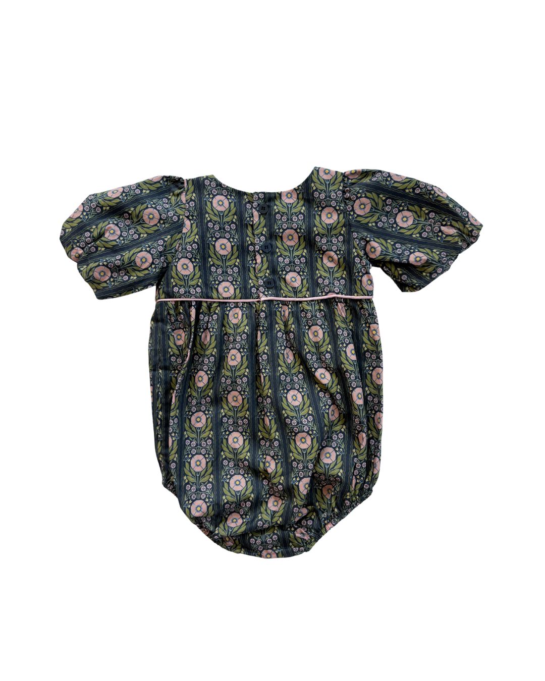 Denise Bubble Romper (Navy Floral)