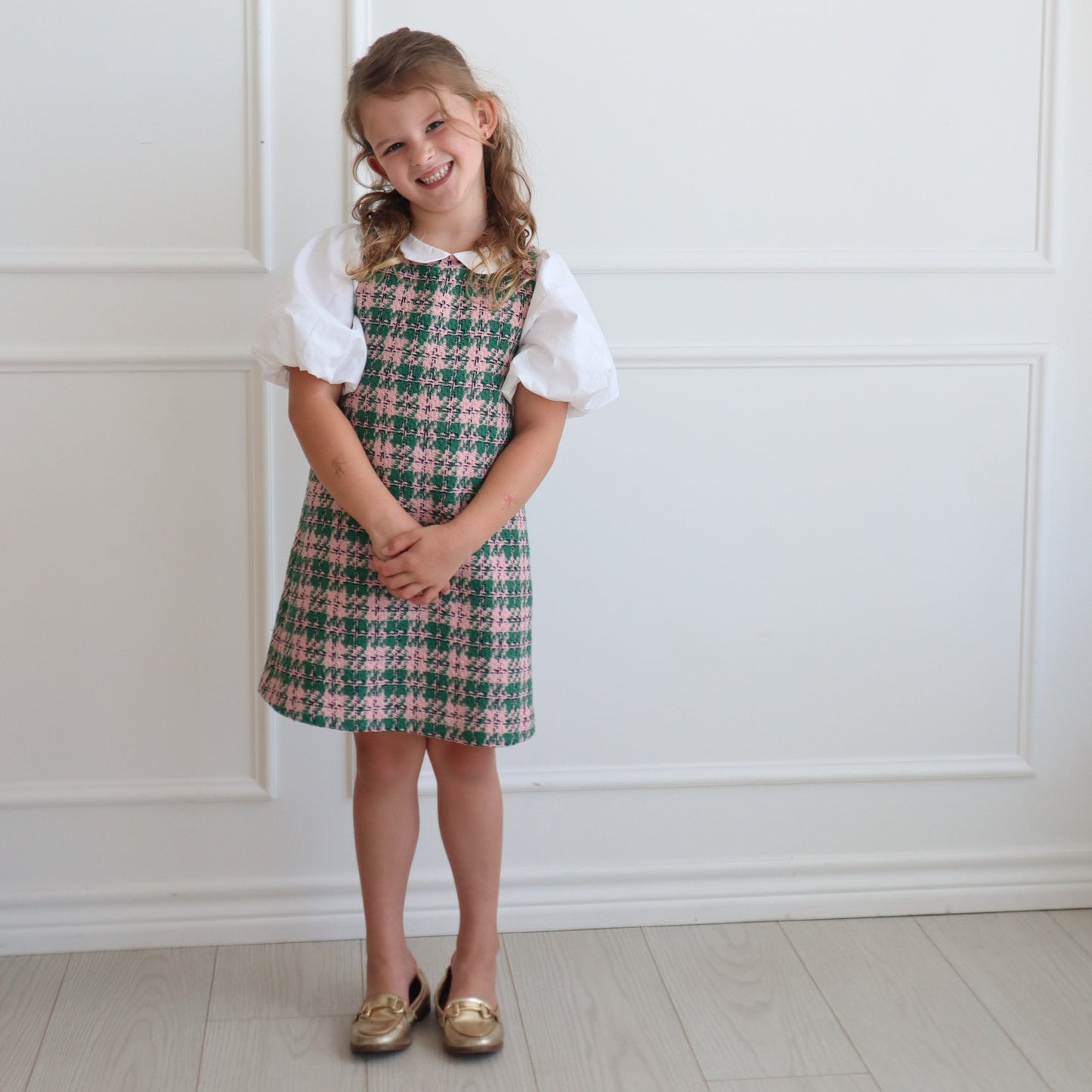 Jane Dress (Pink Plaid)