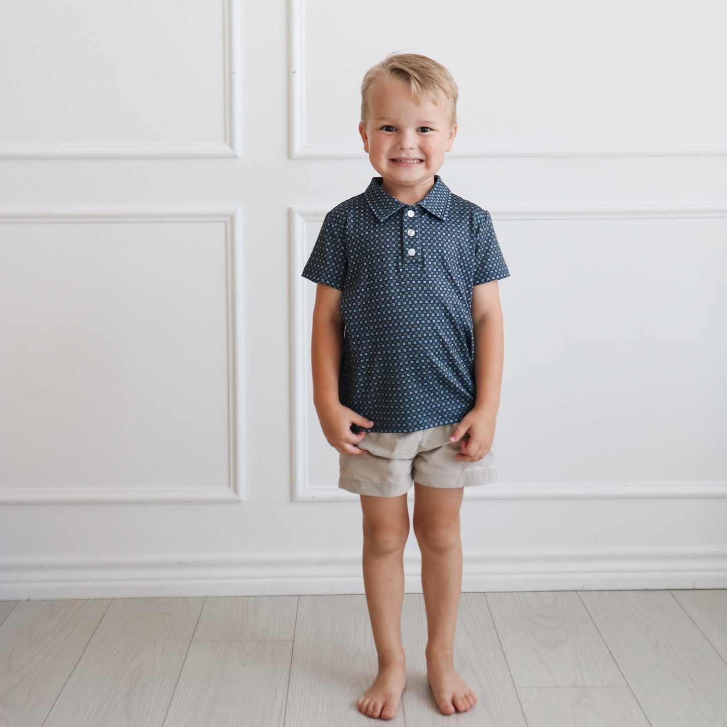Kyle Polo (Navy Geometric)