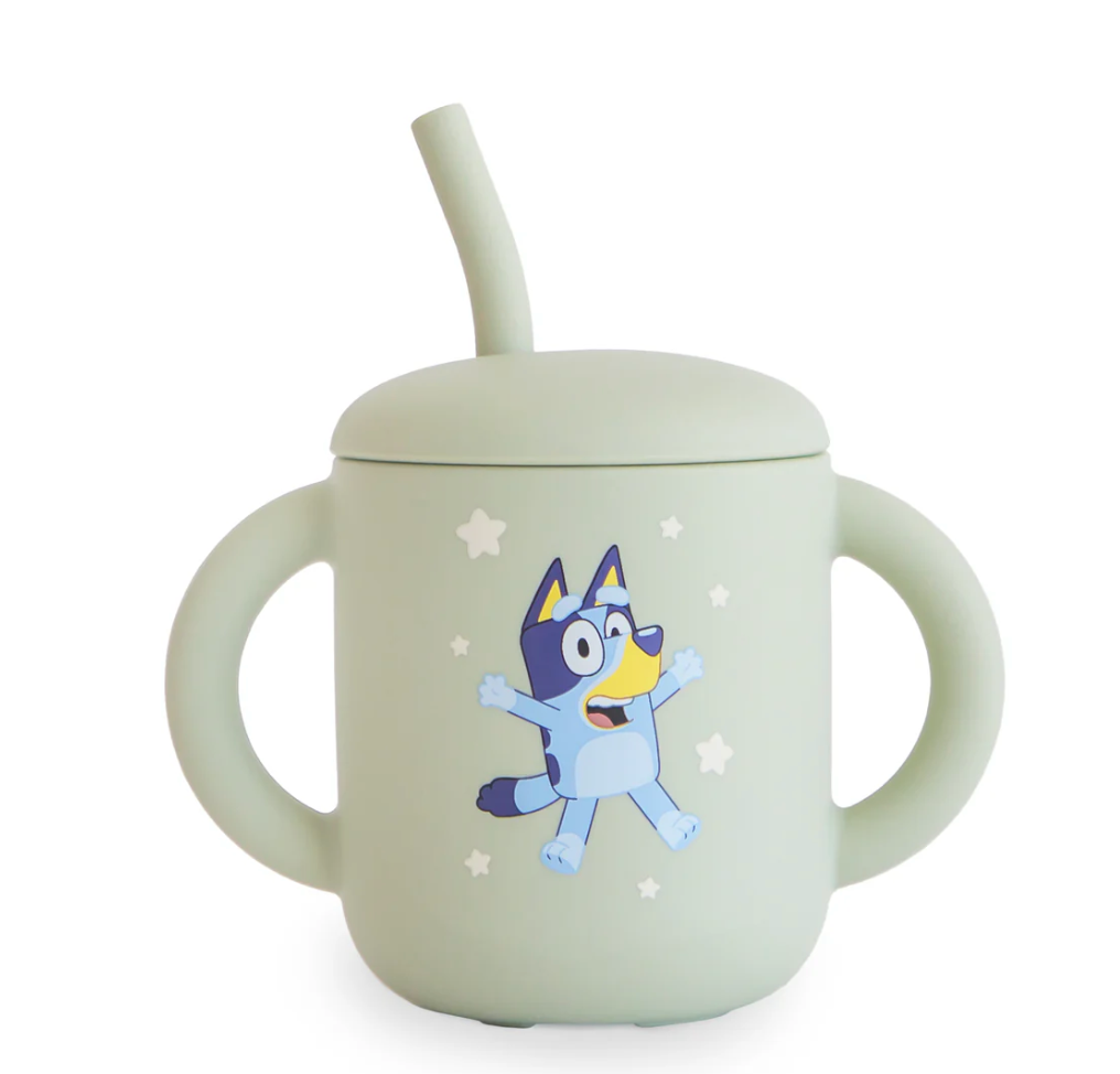 Bluey x Mushie Training Straw Cup