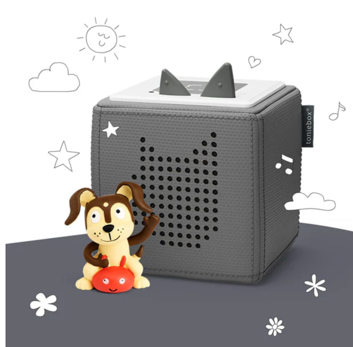 Toniebox Playtime Puppy Starter Set - Grey