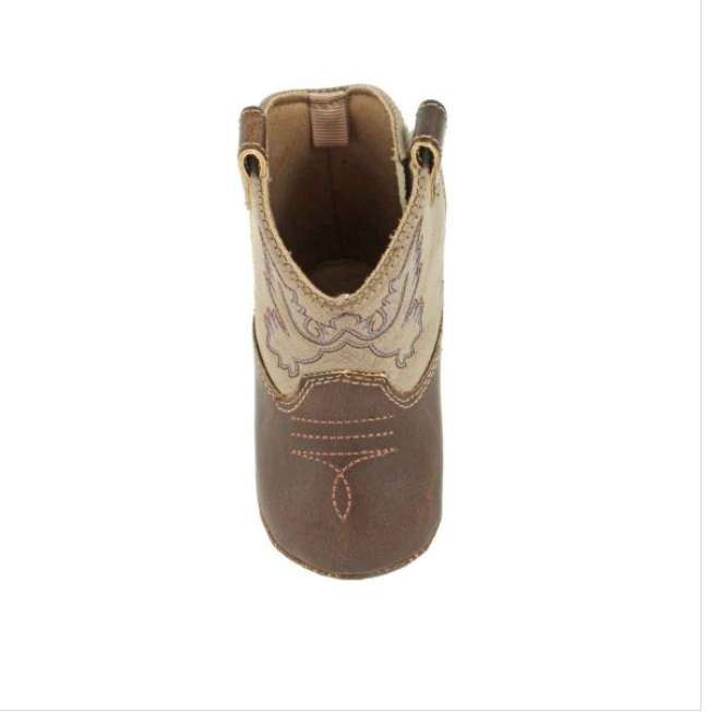 Infant Brown Cowboy Boot (Sizes 0-3)