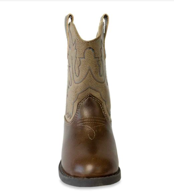 Toddler Brown Cowboy Boot (Sizes 6-12)
