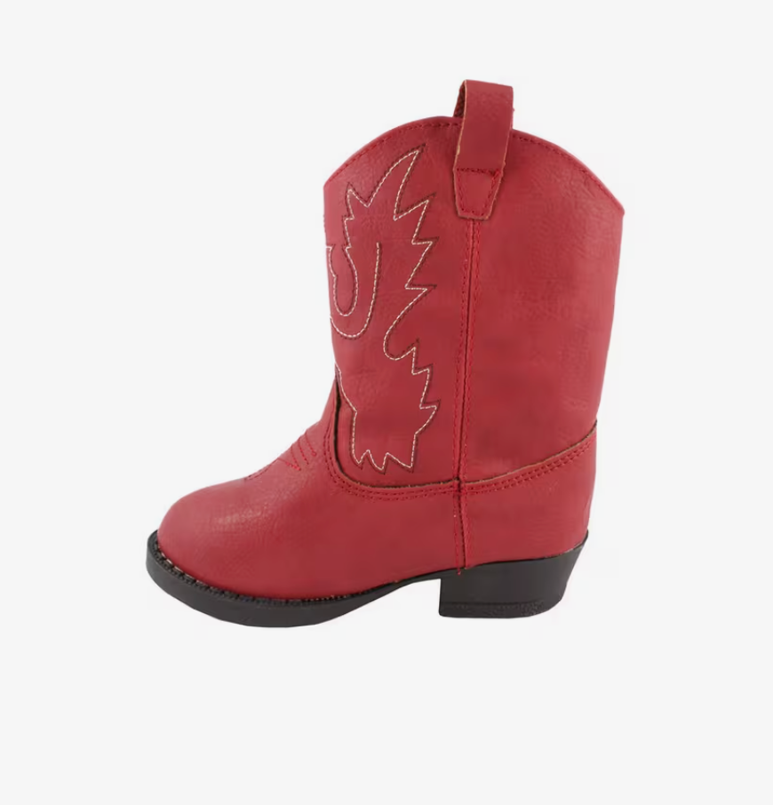 Toddler Red Cowboy Boot (Sizes 6-12)