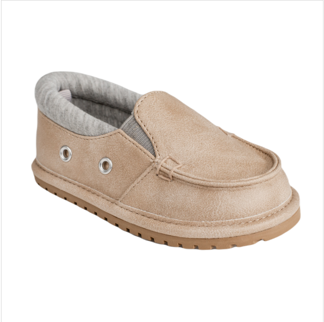Toddler Khaki Slipon w/ Gray Trim (Sizes 4-10)
