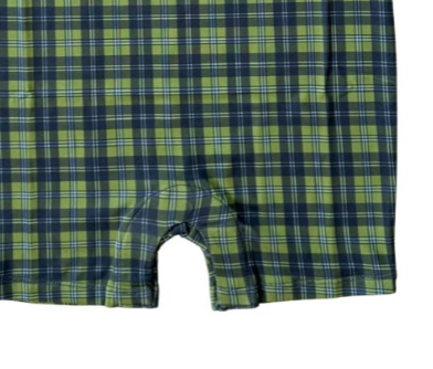 Knox Romper (Navy Plaid)