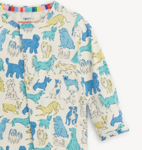 Blue It's A Paw-ty Right Fit Footie
