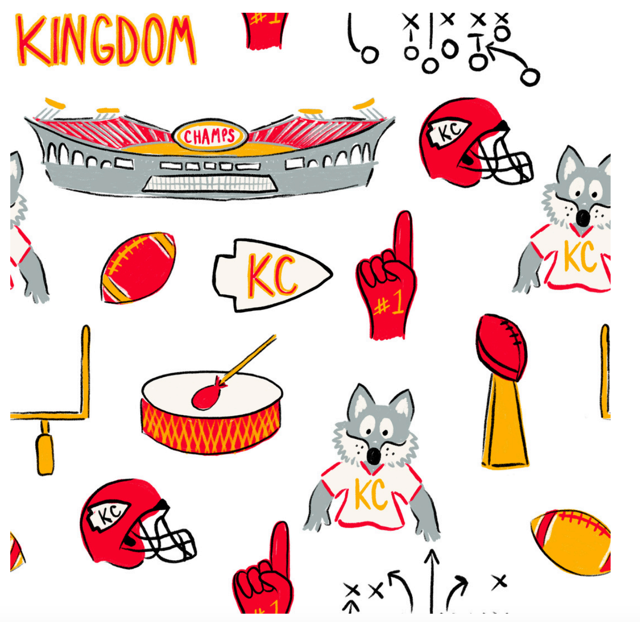 Unisex Kingdom Print Zip