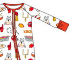 Unisex Kingdom Print Zip