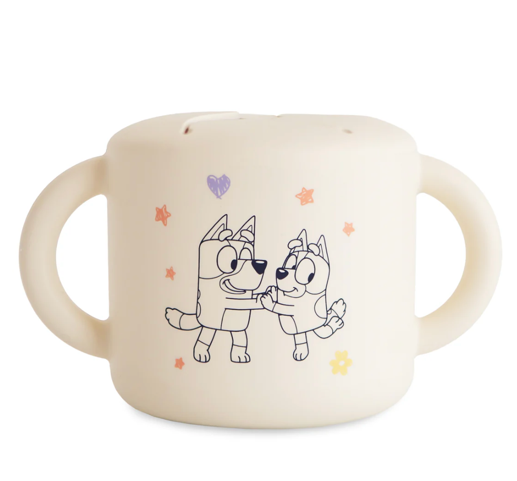 Bluey x Mushie Silicone Snack Cup