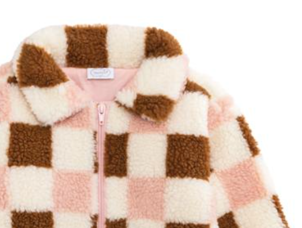 Pink Sherpa Jacket