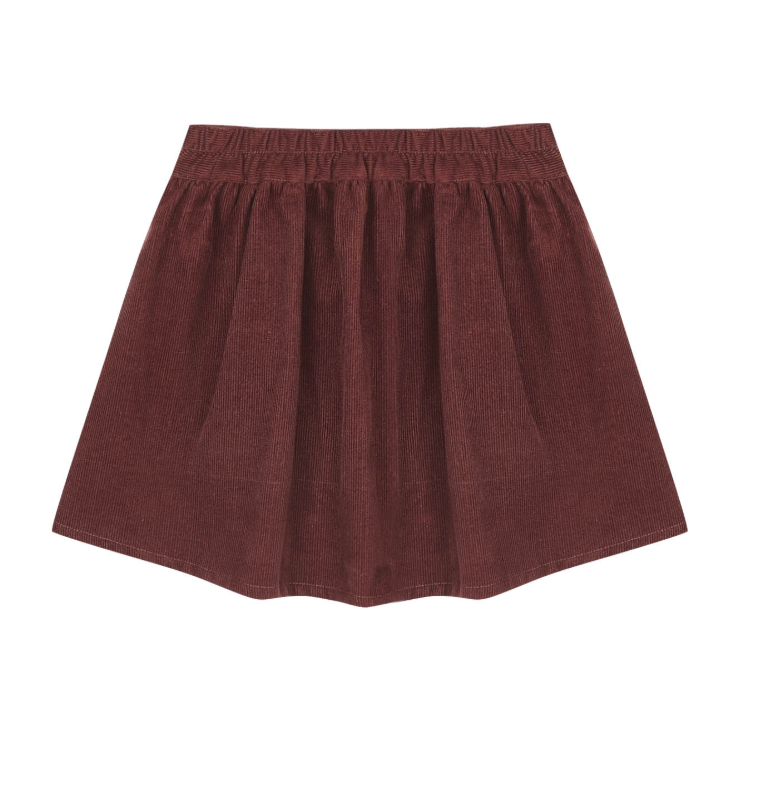 Button Front Skirt