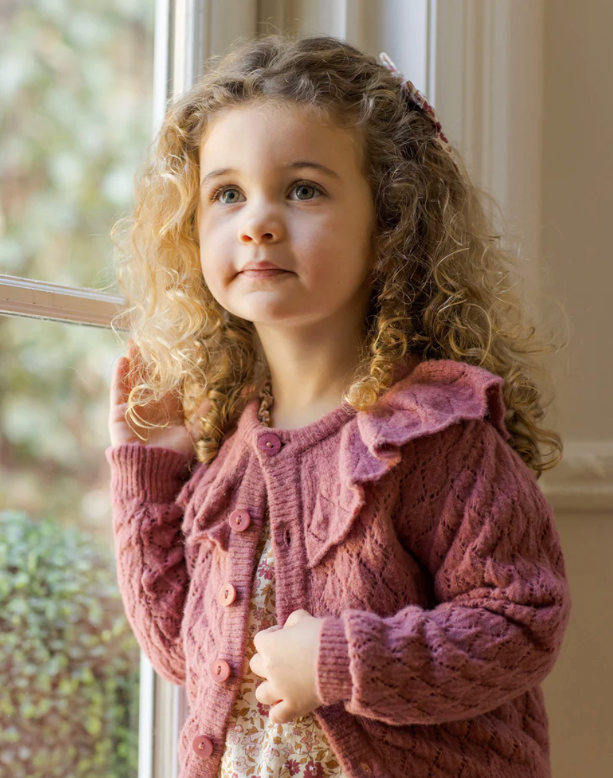 Ruffle Cardigan