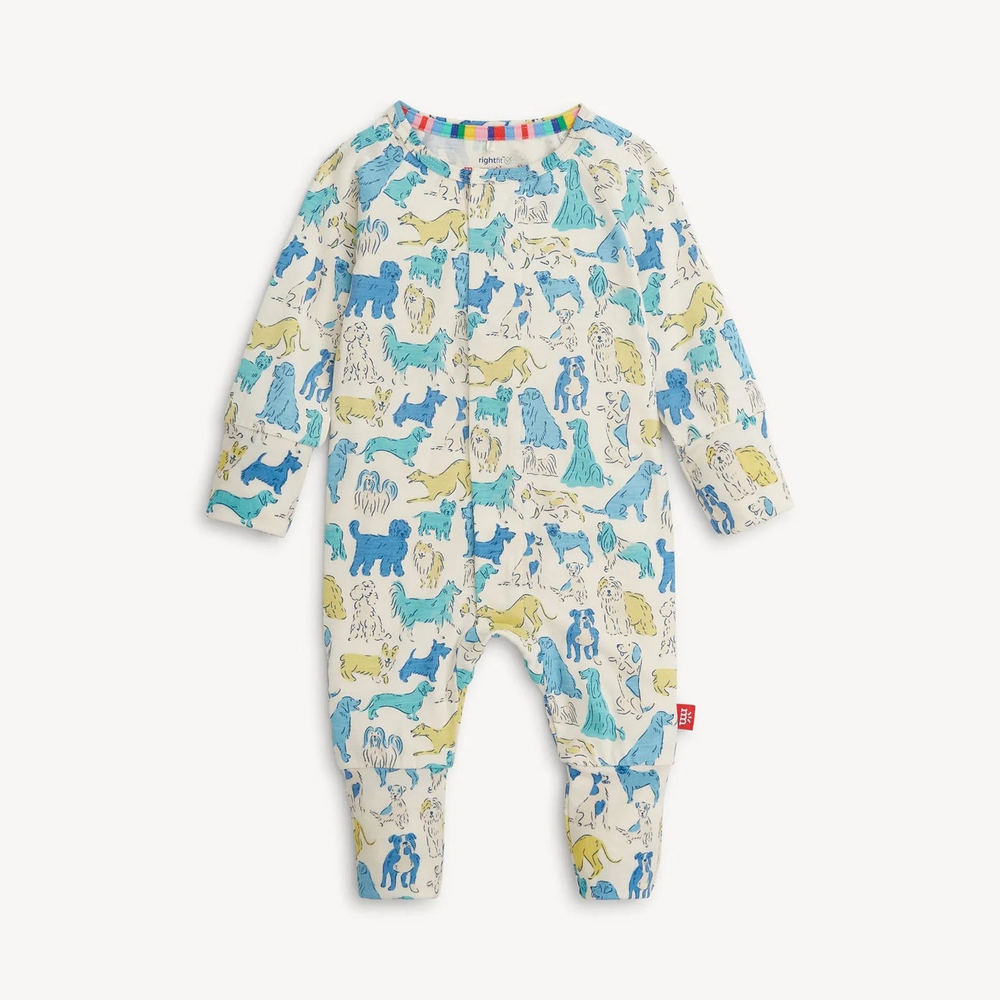 Blue It's a Paw-ty Modal Convertible Coverall