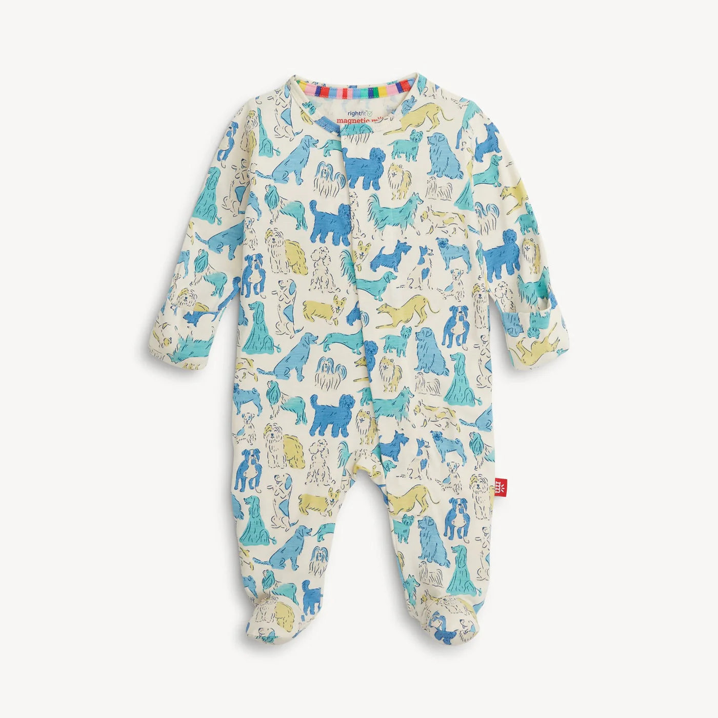 Blue It's A Paw-ty Right Fit Footie