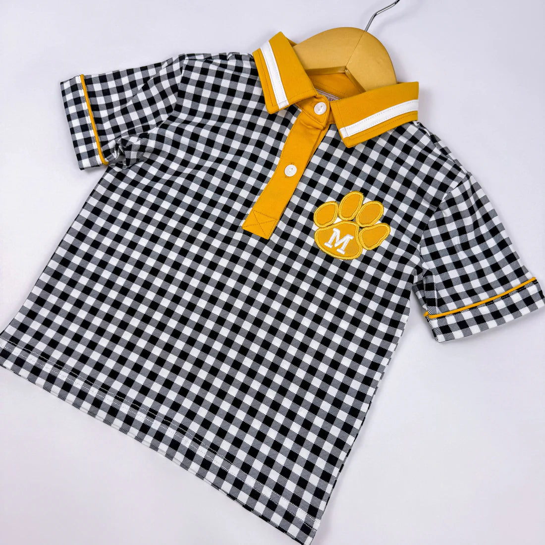 MIZZ-Inspired Gingham Polo