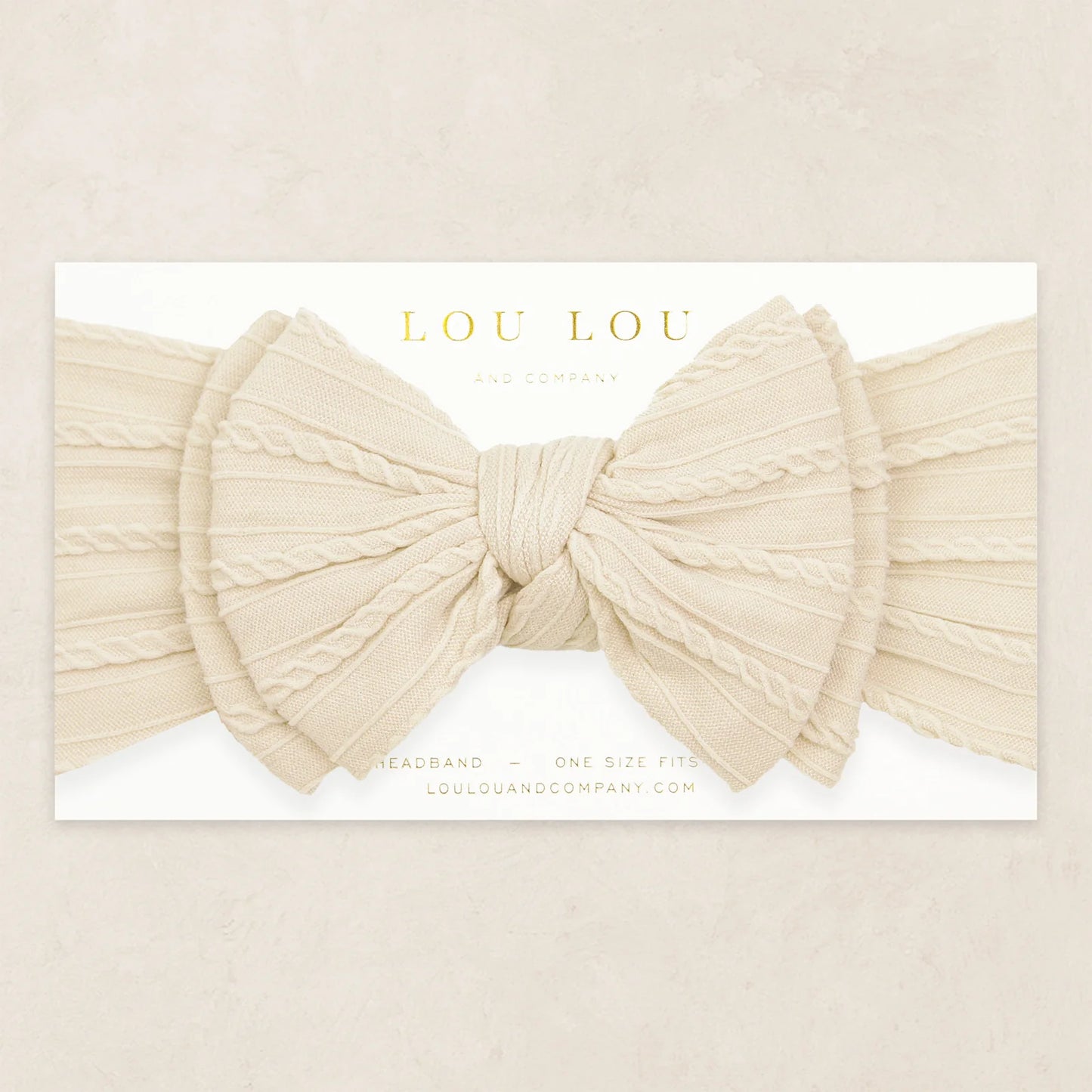 Cable Knit Headband