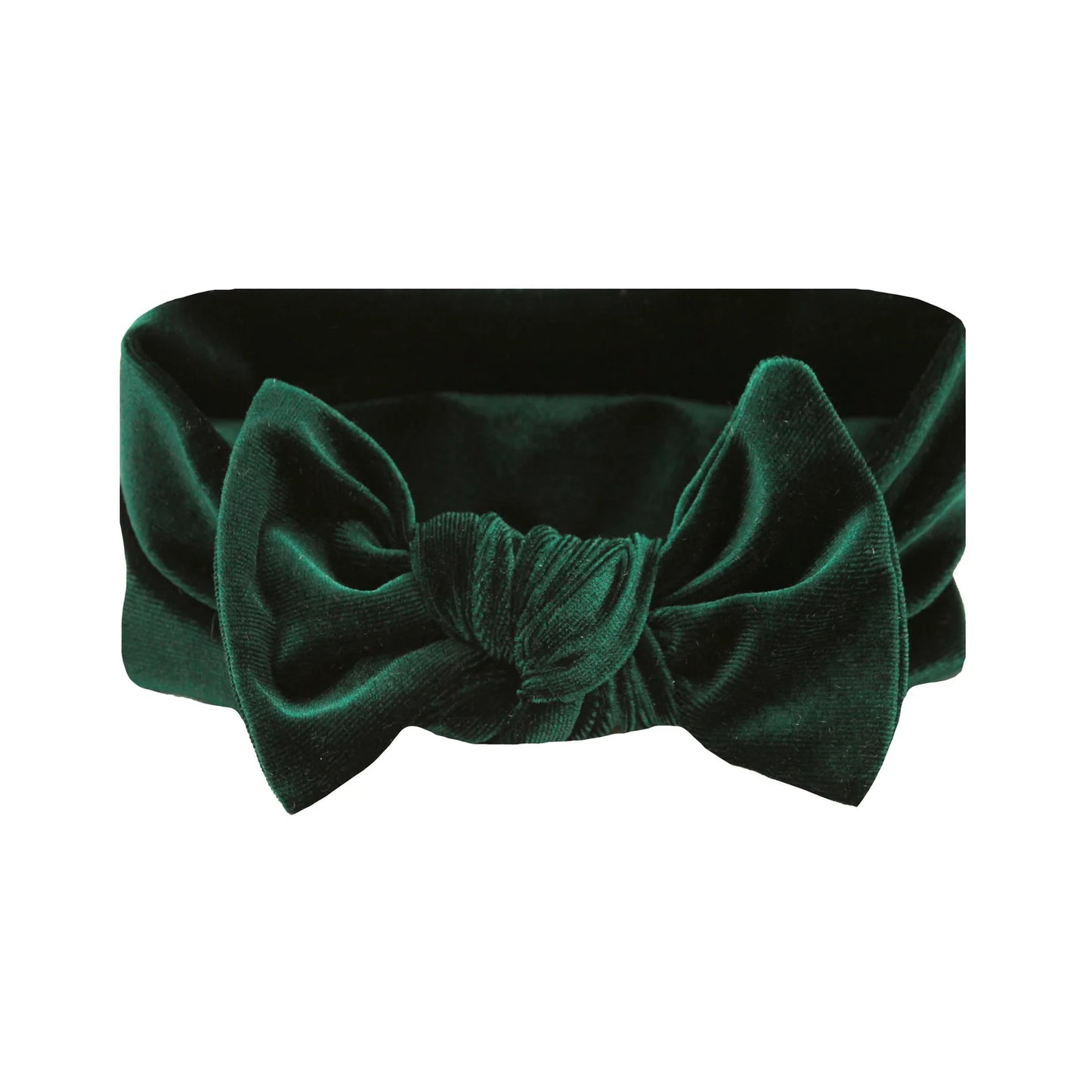 Velvet Knot Headband (Pine)