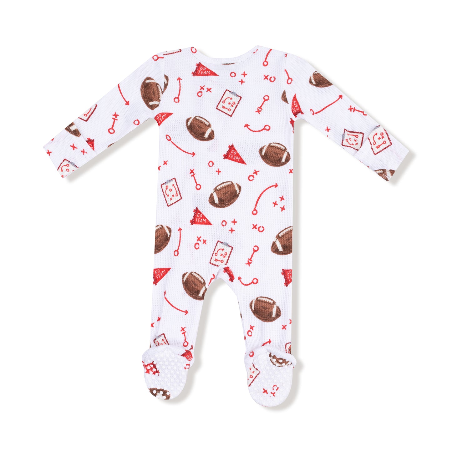 Touchdown Time - 2-Way Zipper Footie