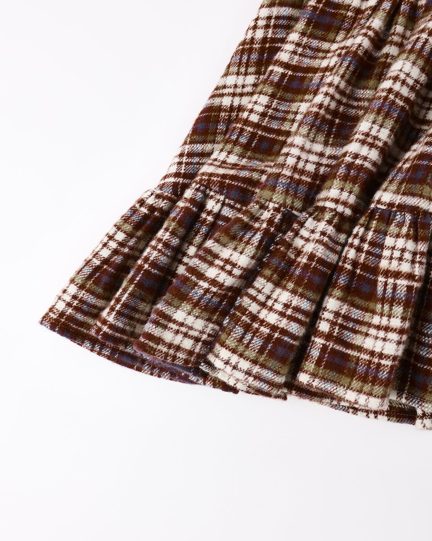India Dress (Burgundy Plaid) (Copy)