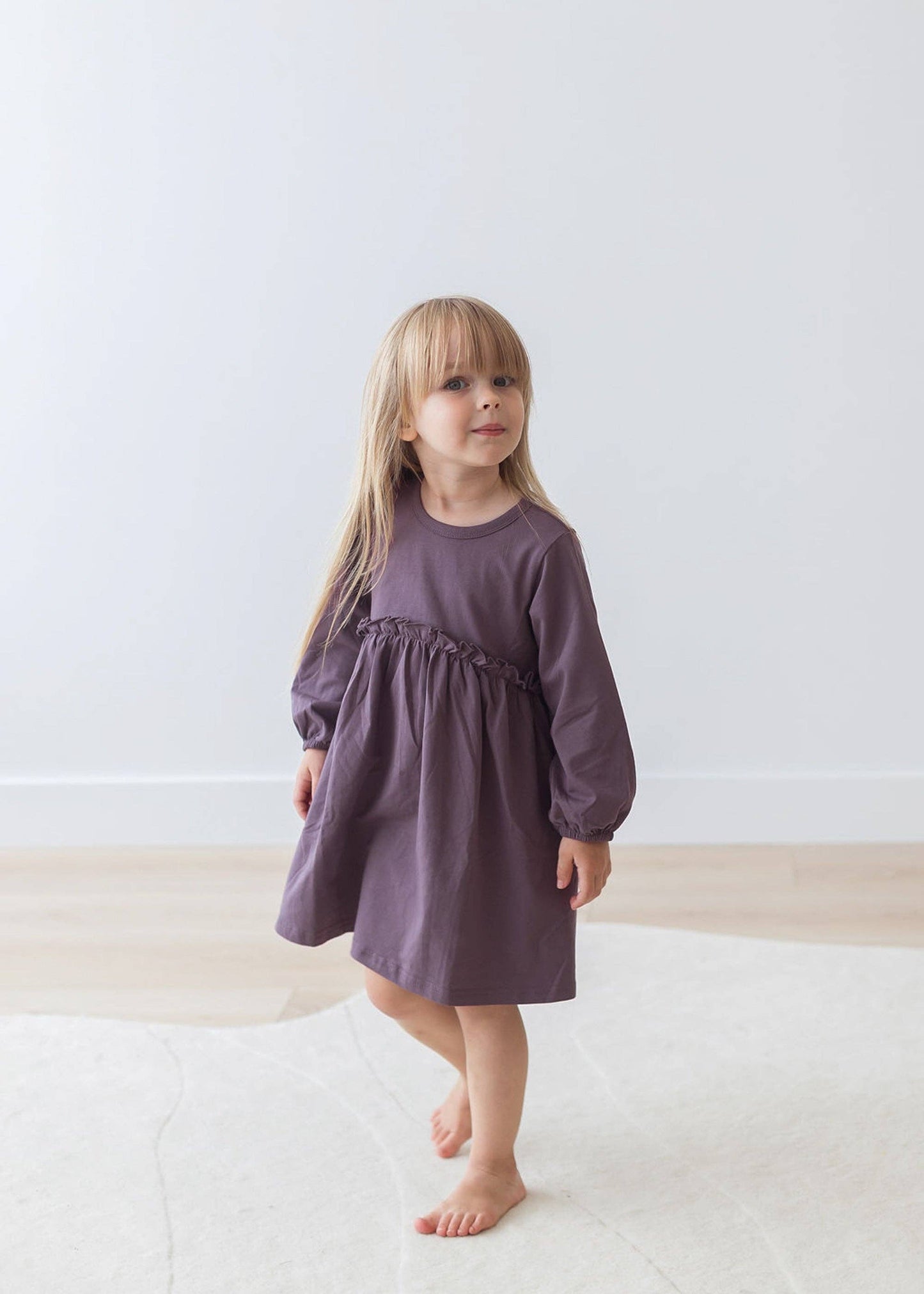 Long Sleeve Dress | Elderberry