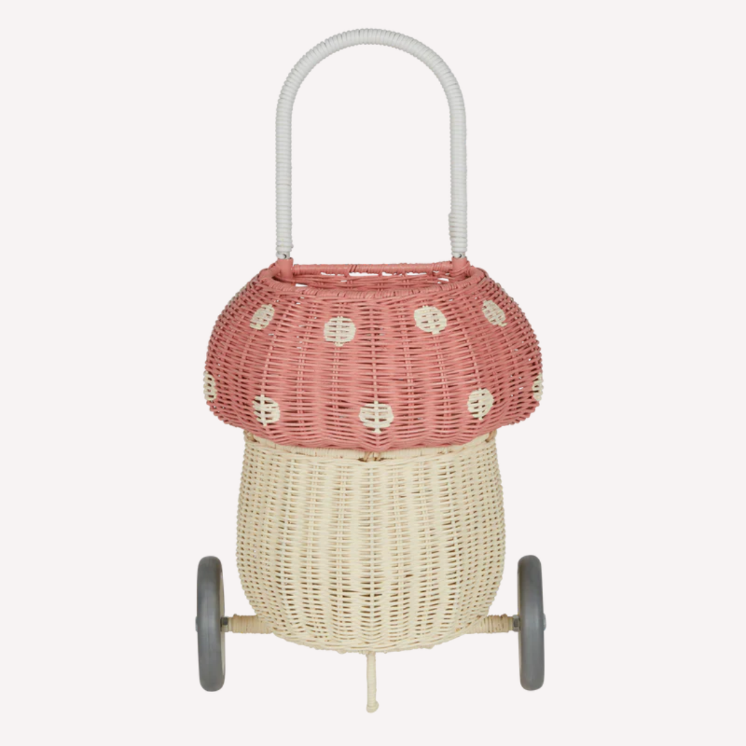 Rattan Mushroom Luggy - Musk