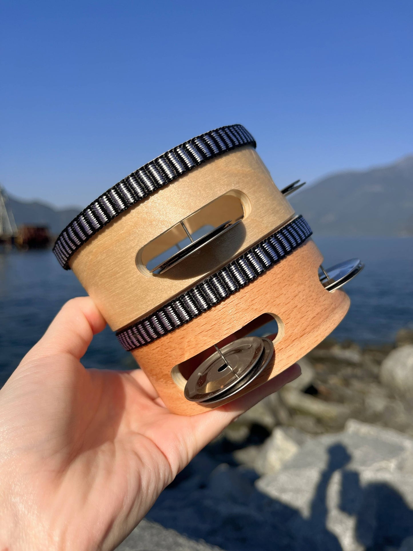 Baby Wooden Tambourine