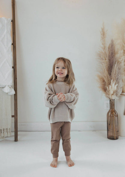 Chunky Knit Sweater | Latte