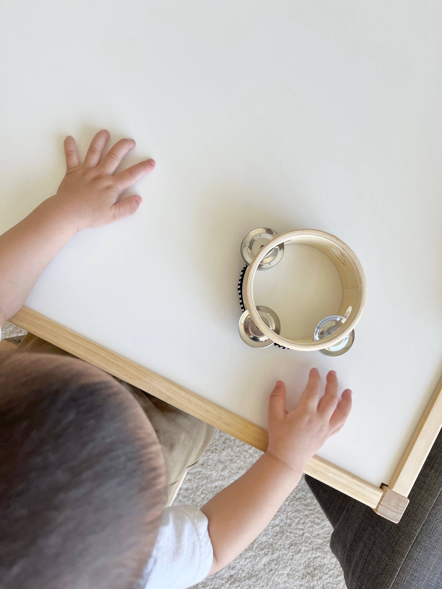 Baby Wooden Tambourine