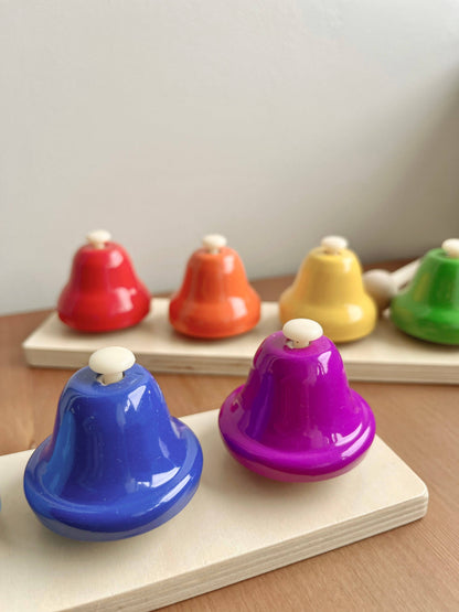 Wooden Desk Bells Set