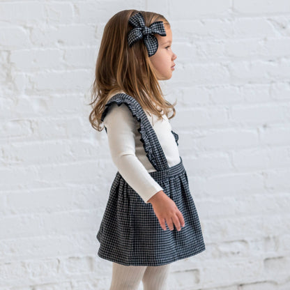 Flannel Skirt Suspenders (Houndstooth)