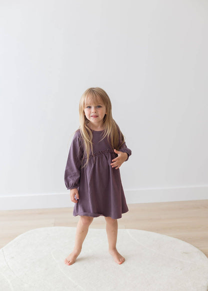 Long Sleeve Dress | Elderberry