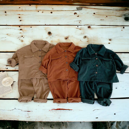 Corduroy Set - Khaki