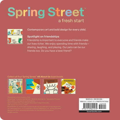 Spring Street All About Us: "Friendships" by Boxer Books