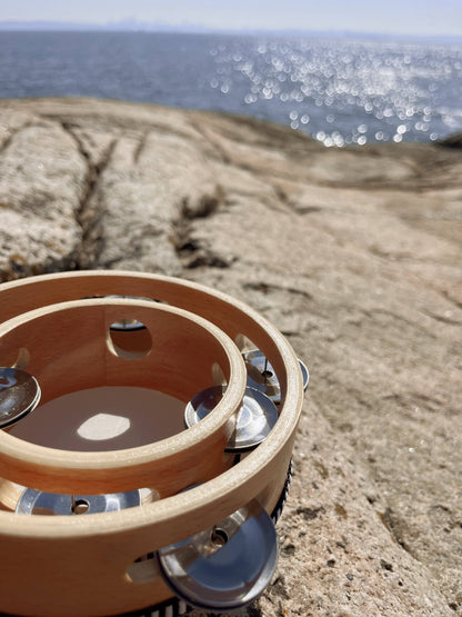 Baby Wooden Tambourine