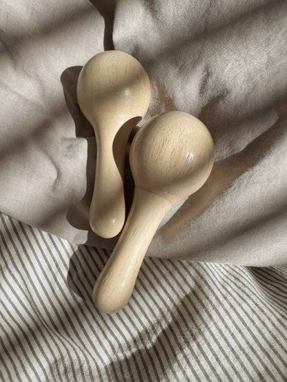 Baby Wooden Maracas