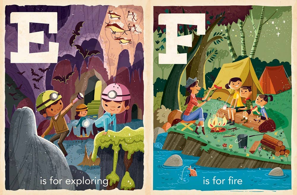 "C is for Camping: A Camping Alphabet" Board Book