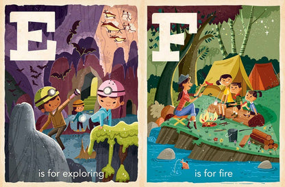 "C is for Camping: A Camping Alphabet" Board Book