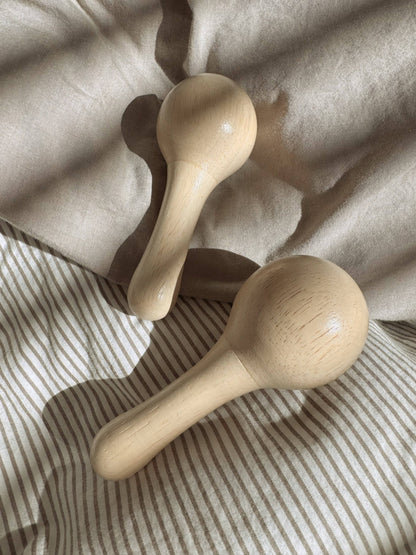 Baby Wooden Maracas