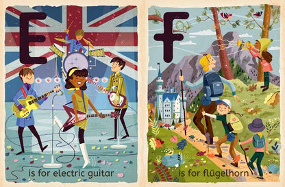 M is for Music; Alphabet board book