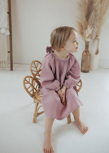 Gathered Dress | Mauve