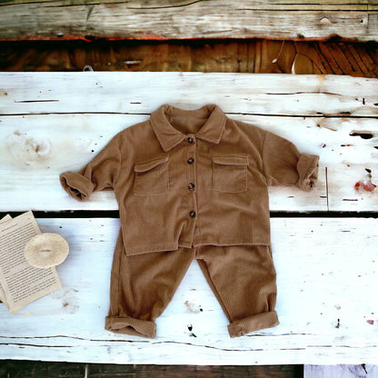 Corduroy Set - Khaki