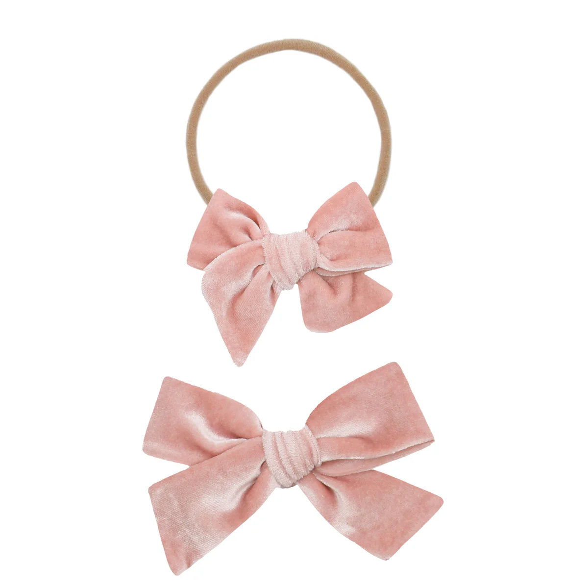 Velvet Bow Headband (Ballet)