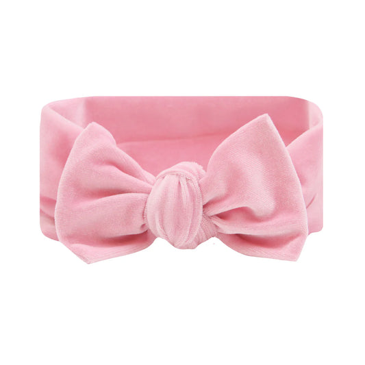 Velvet Knot Headband (Bubblegum)