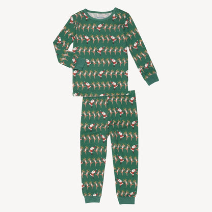 "Christmas Can Can" Modal Magnetic Long Sleeve Set - no drama (Toddler)