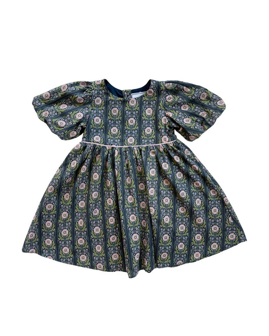 Denise Dress (Navy Floral)